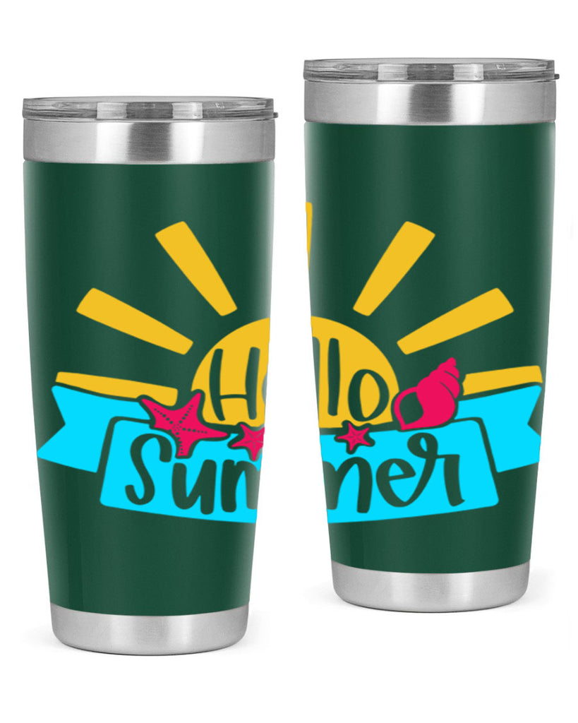 Hello Summer Style 38#- summer- Tumbler