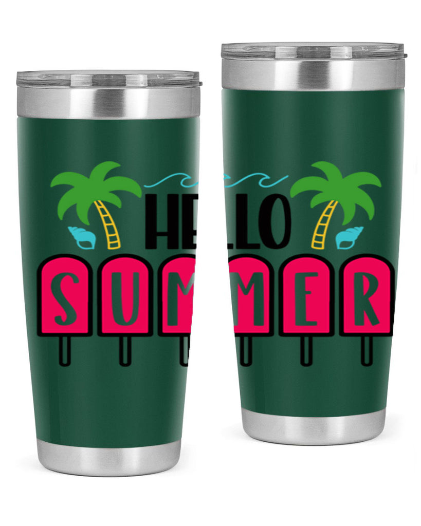 Hello Summer Style 39#- summer- Tumbler