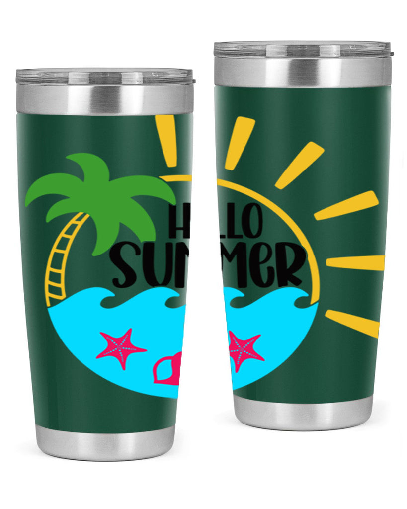 Hello Summer Style 40#- summer- Tumbler