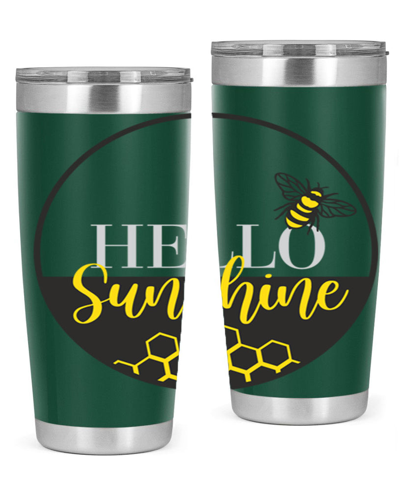 Hello Sunshine and bee216#- spring- Tumbler