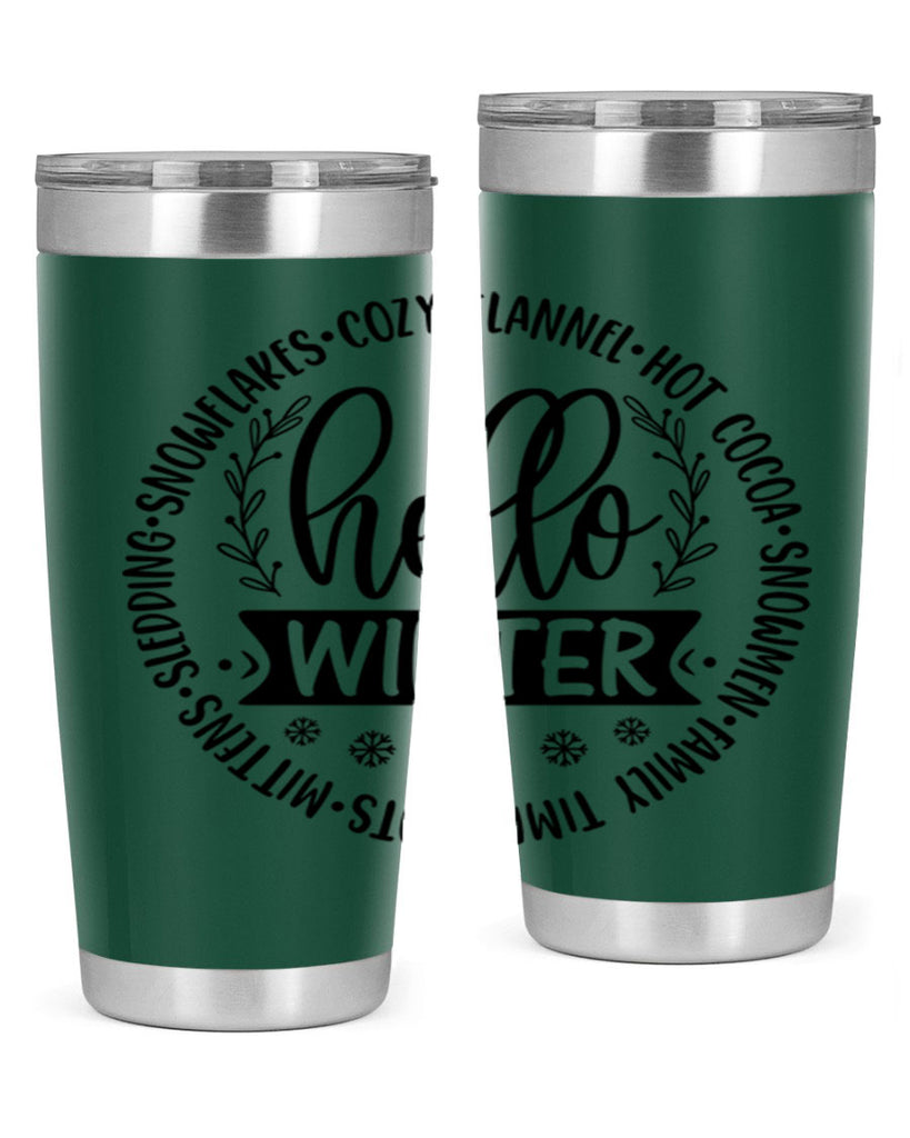 Hello Winter 163#- winter- Tumbler