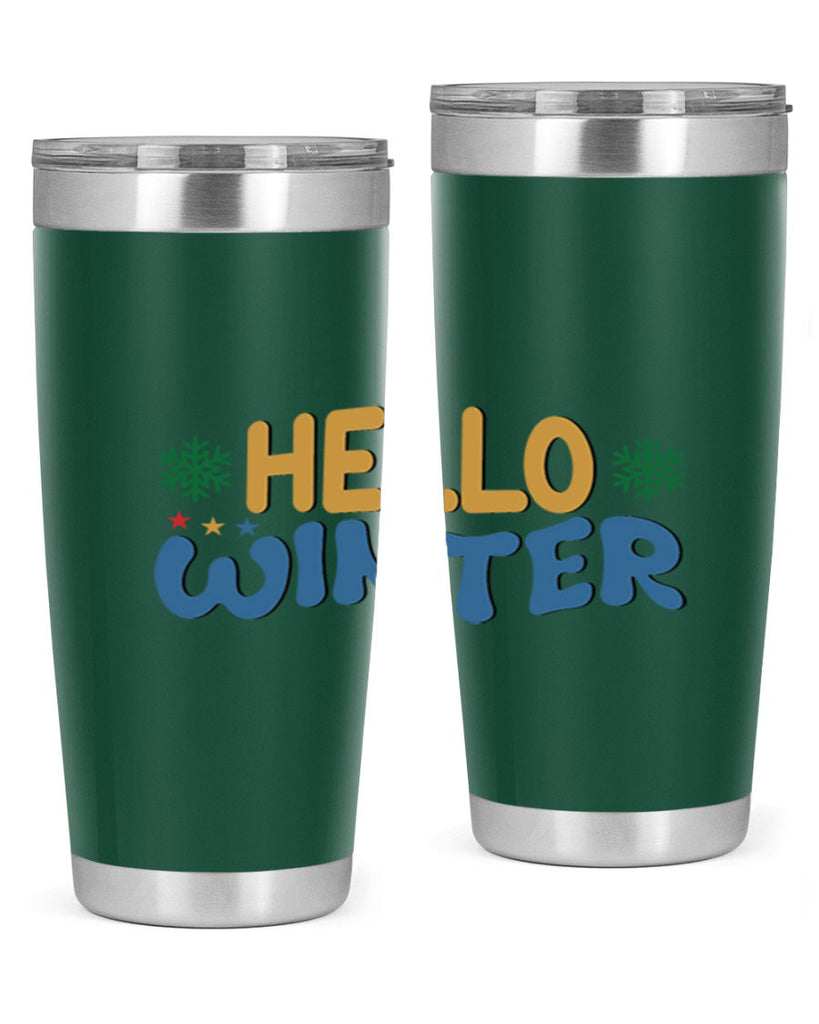 Hello Winter 181#- winter- Tumbler