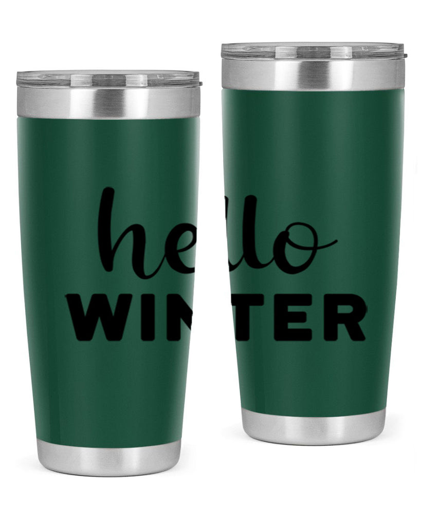 Hello Winter 186#- winter- Tumbler