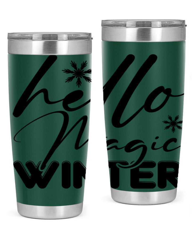 Hello magic winter 178#- winter- Tumbler
