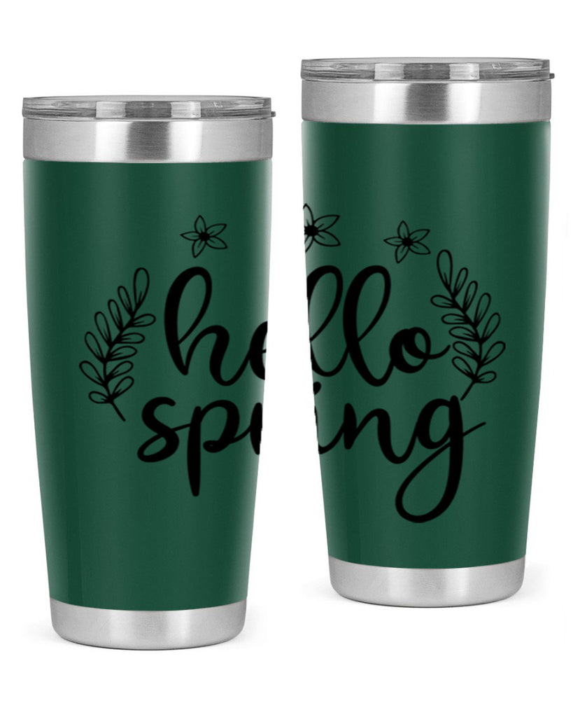Hello spring design  221#- spring- Tumbler