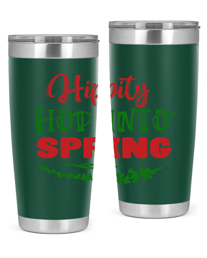 Hippity Hop into Spring 239#- spring- Tumbler