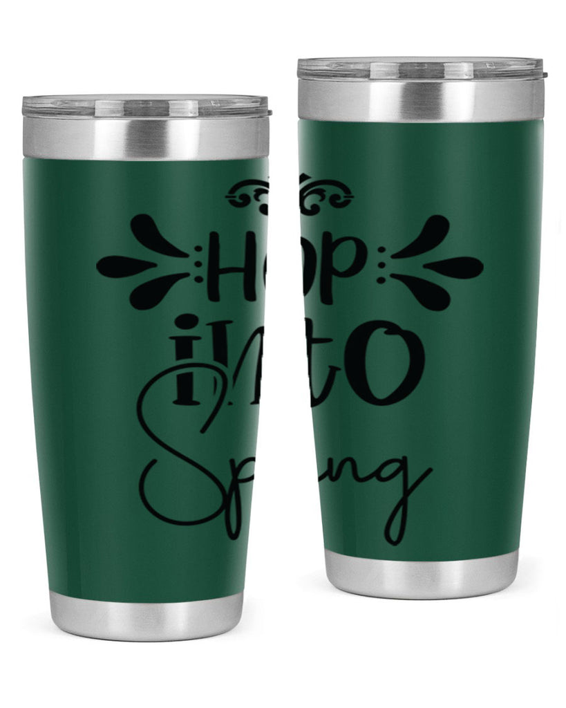 Hop into Spring 247#- spring- Tumbler