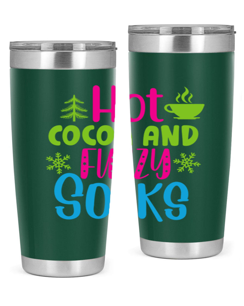 Hot Cocoa And Fuzzy Socks209#- winter- Tumbler