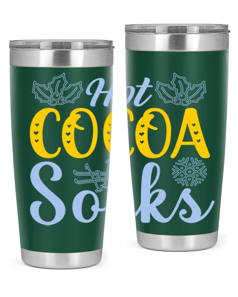 Hot cocoa socks211#- winter- Tumbler
