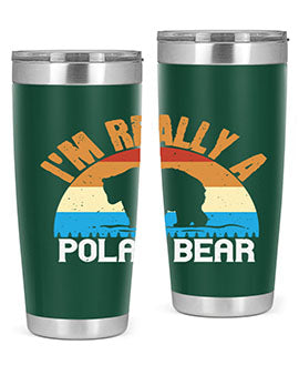 I'm Really A Polar Bear 38#- Bears- Tumbler