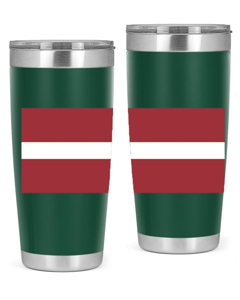 Latvia 104#- world flags- Tumbler