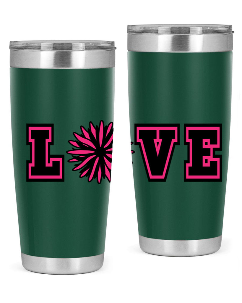 Love 694#- cheer- Tumbler