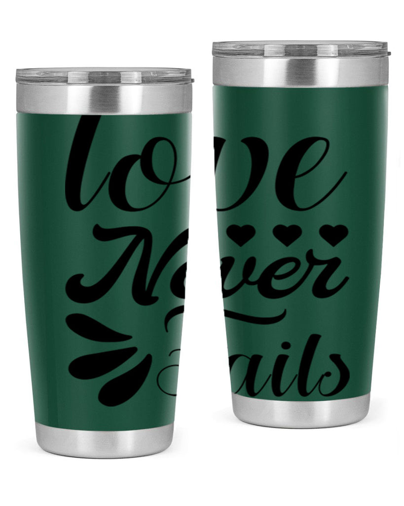 Love Never Fails 316#- winter- Tumbler