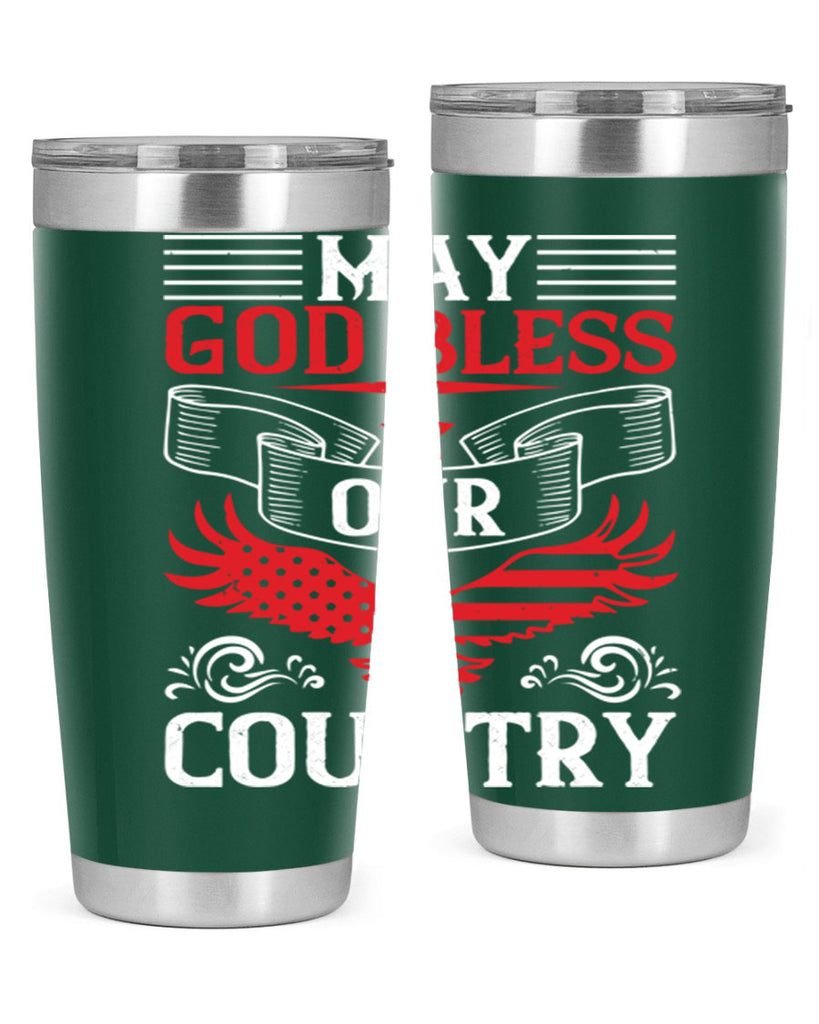 May God bless our country Style 133#- Fourt Of July- Tumbler