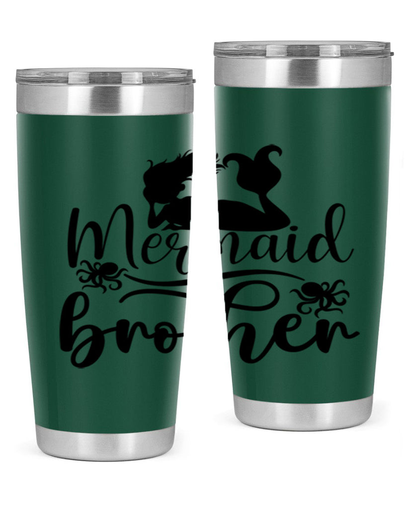 Mermaid Brother 355#- mermaid- Tumbler