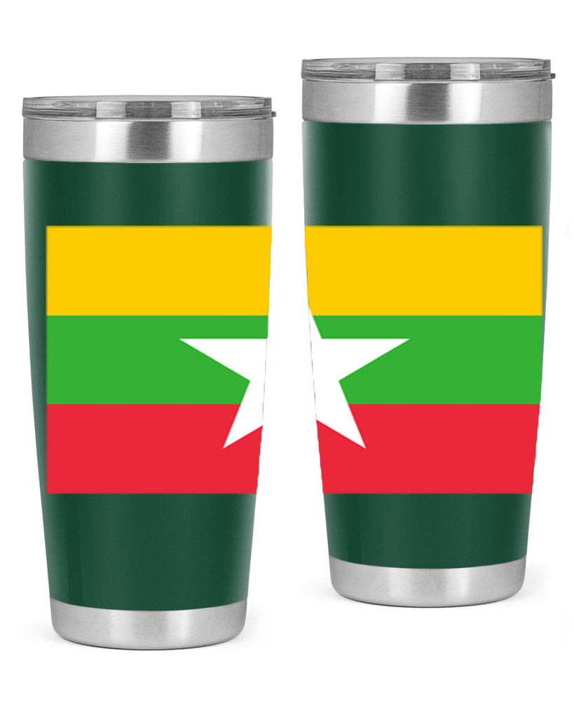 Myanmar 79#- world flags- Tumbler