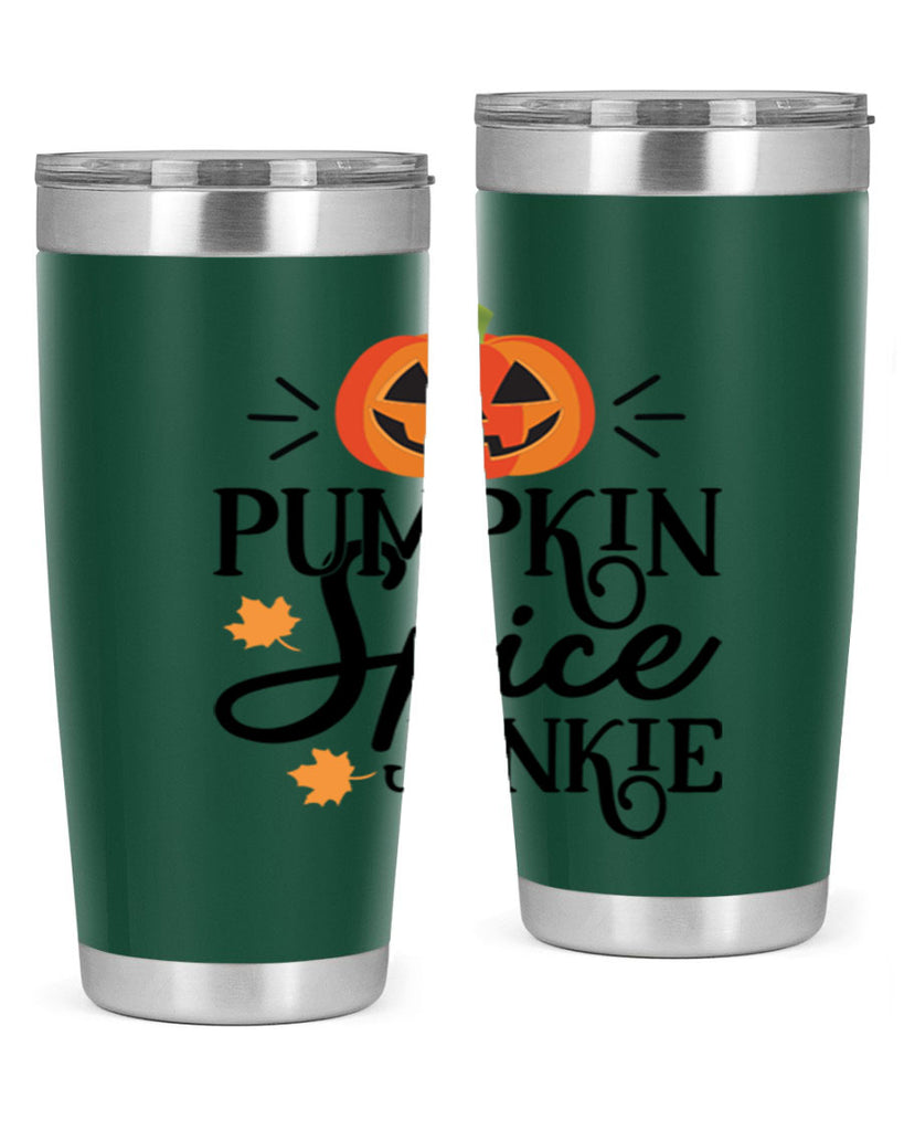 Pumpkinspicejunkie 568#- fall- Tumbler