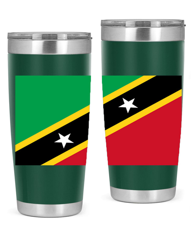 Saint Kitts and Nevis 52#- world flags- Tumbler