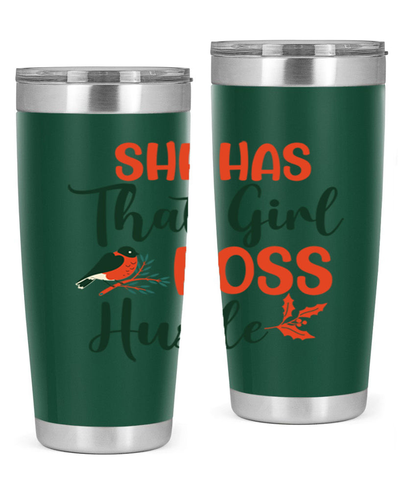 She Has That Girl Boss Hustle 363#- winter- Tumbler