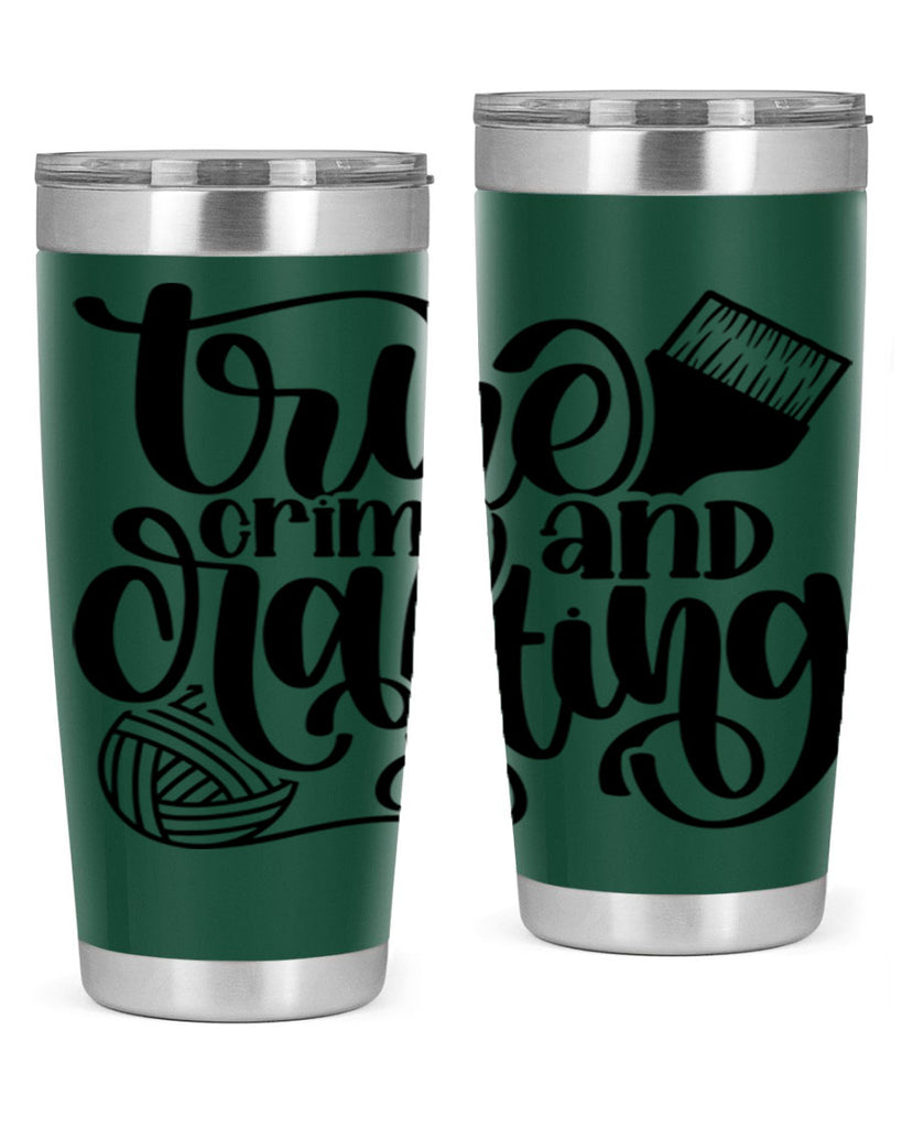 True Crime And Crafting 3#- crafting- Tumbler