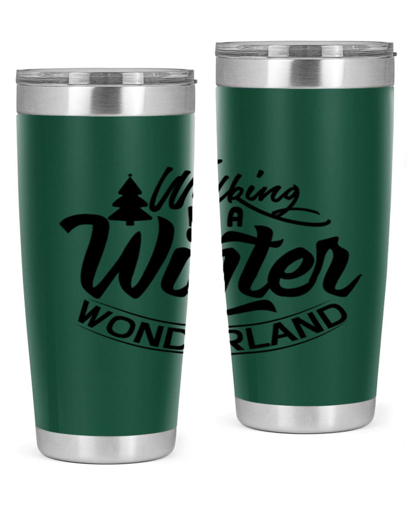Walking In A Winter Wonderland 435#- winter- Tumbler