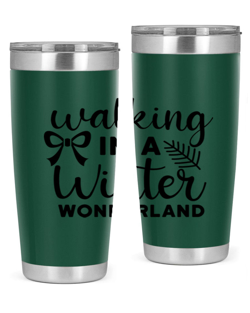 Walking In A Winter Wonderland 441#- winter- Tumbler