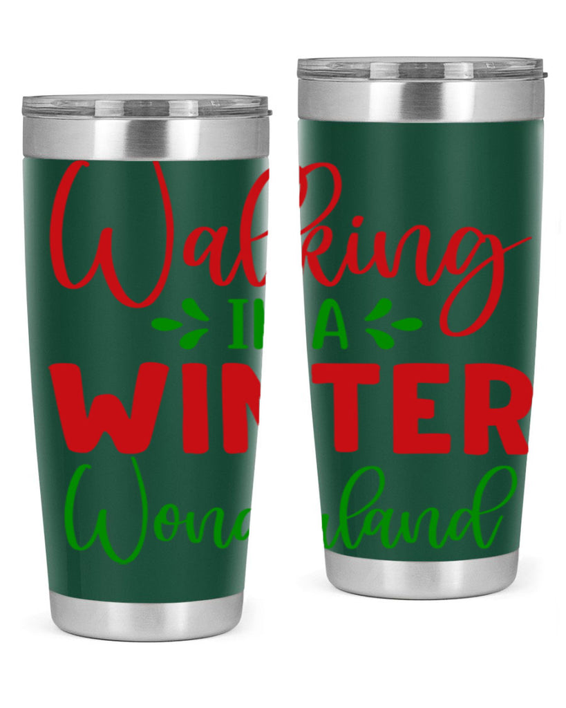 Walking in a Winter Wonderland 436#- winter- Tumbler