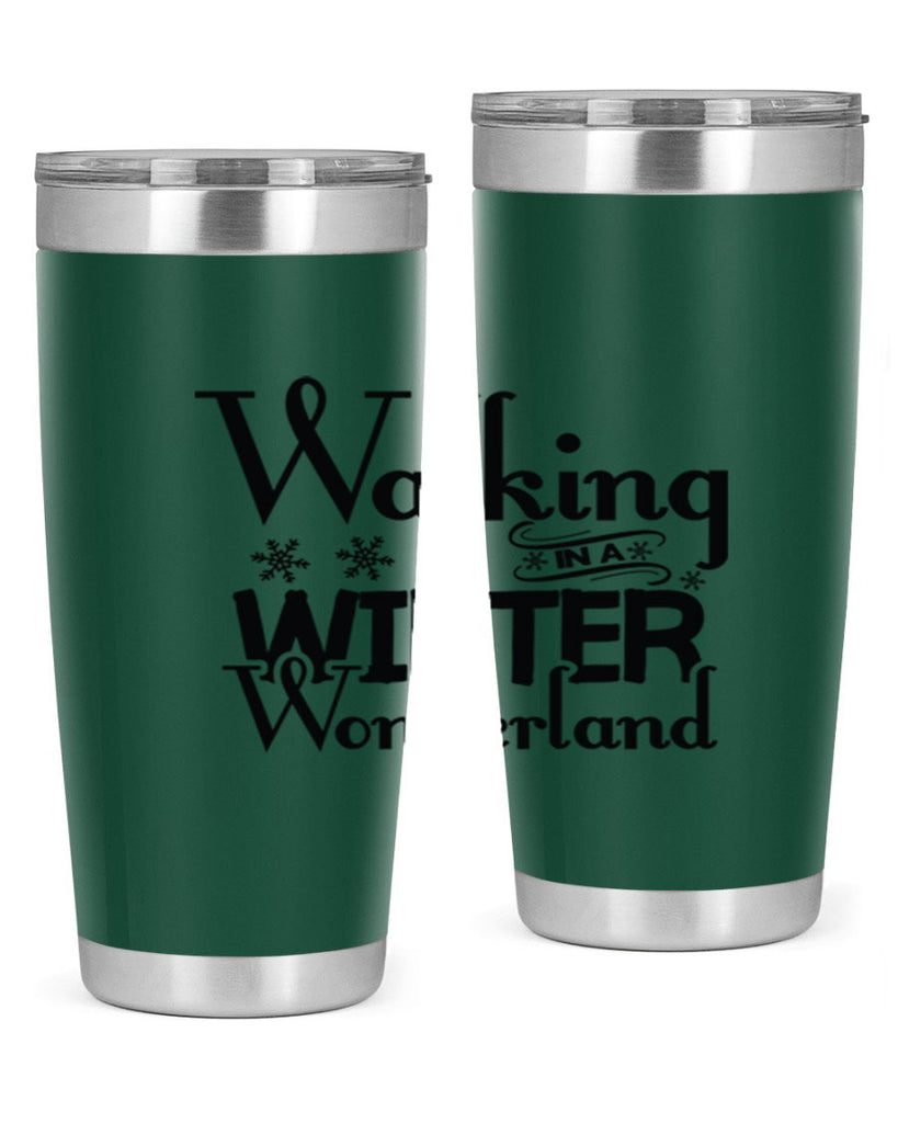 Walking in a Winter Wonderland 437#- winter- Tumbler