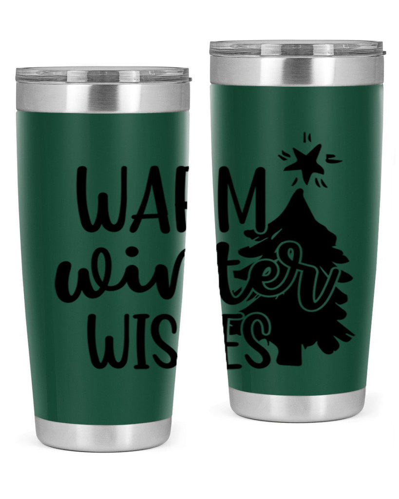 Warm Winter Wishes 451#- winter- Tumbler