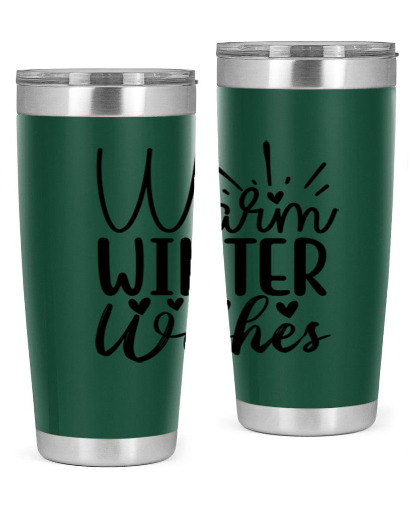 Warm Winter Wishes 454#- winter- Tumbler