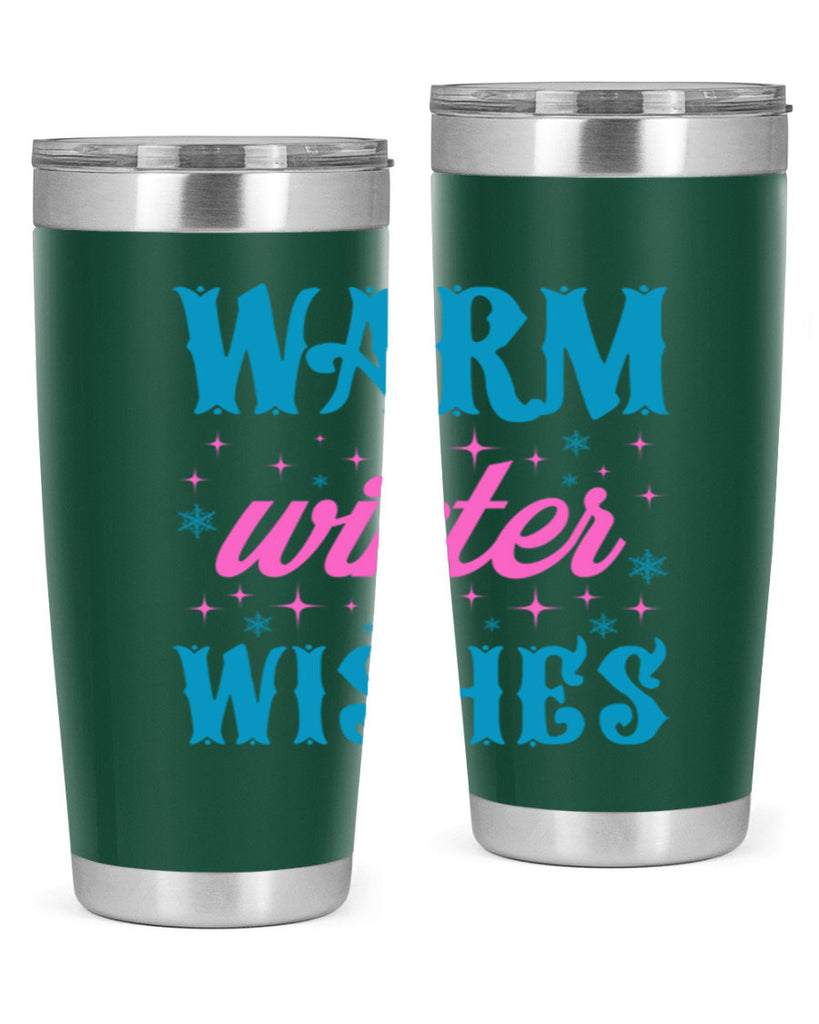 Warm Winter Wishes 464#- winter- Tumbler