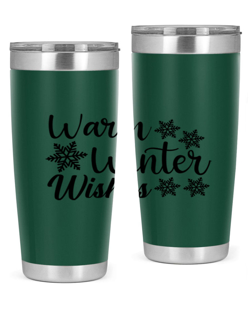 Warm Winter Wishes 466#- winter- Tumbler