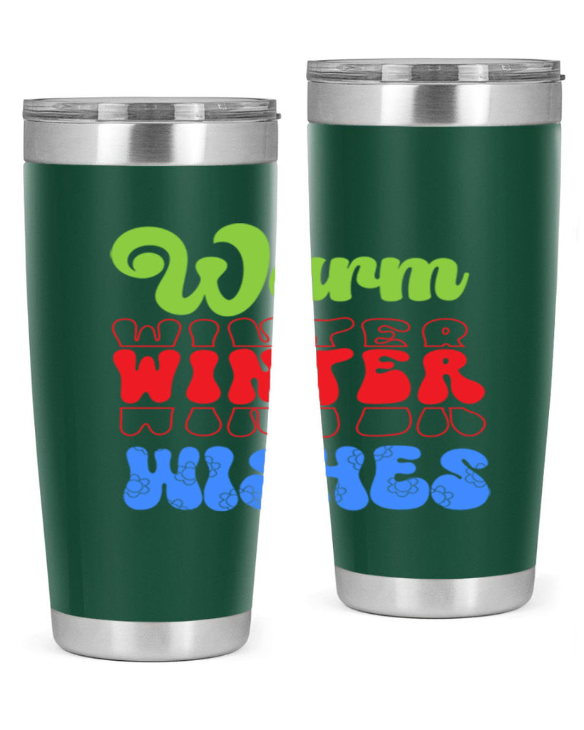 Warm winter wishes 458#- winter- Tumbler