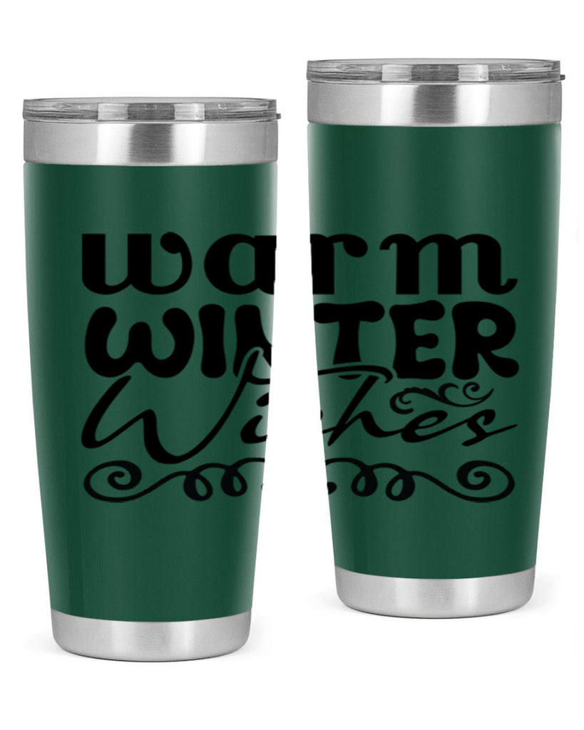 Warm winter wishes 461#- winter- Tumbler