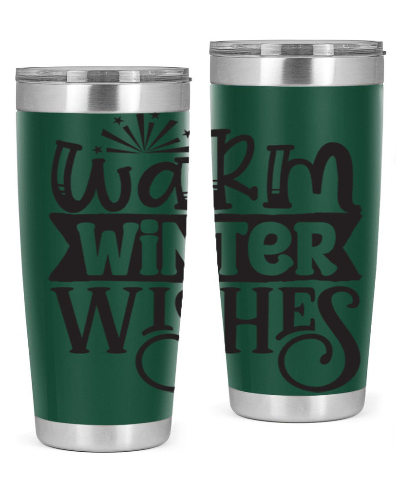 Warm winter wishes 462#- winter- Tumbler