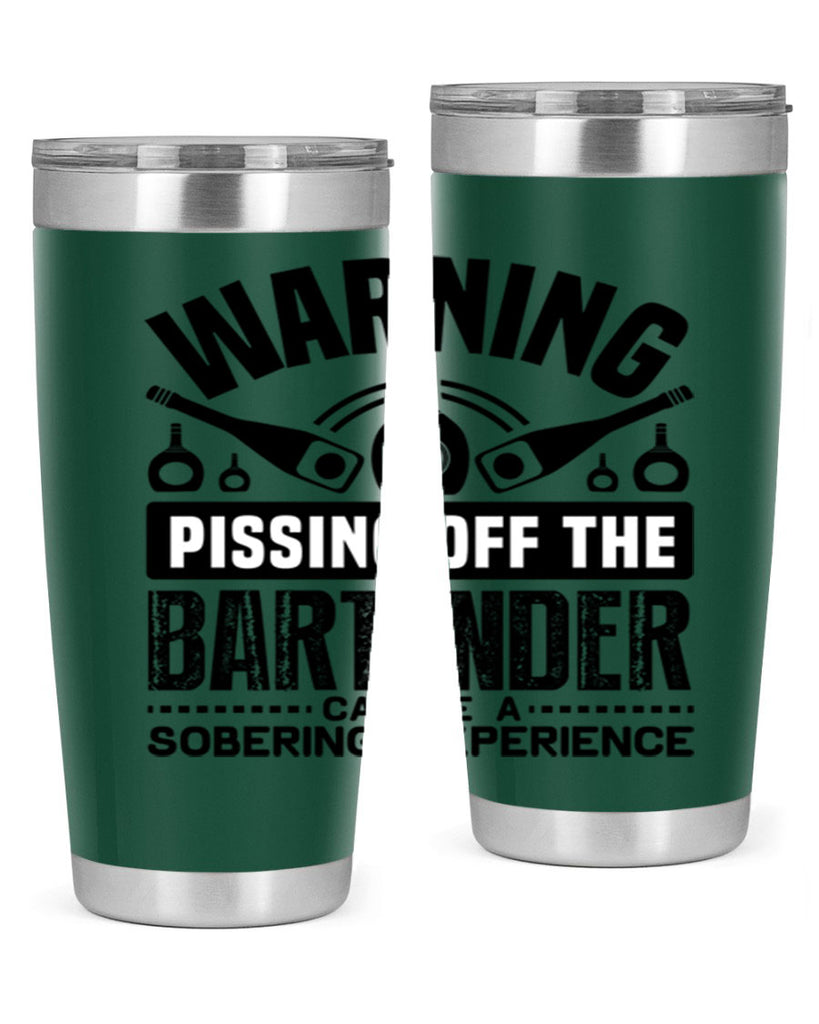 Warning Style 10#- bartender- tumbler