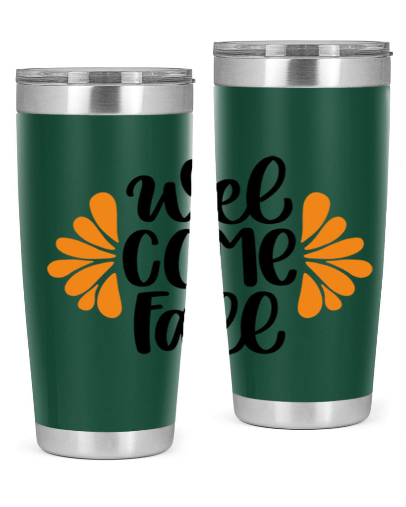 Welcome Fall 516#- fall- Tumbler