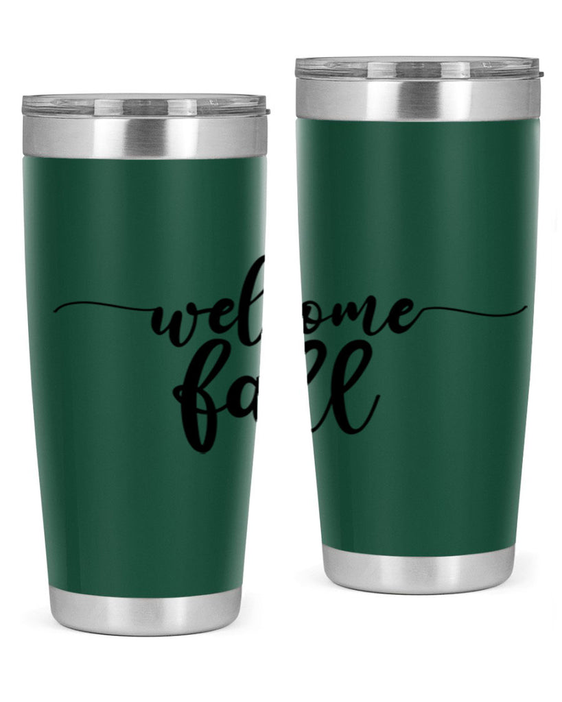 Welcome Fall 630#- fall- Tumbler