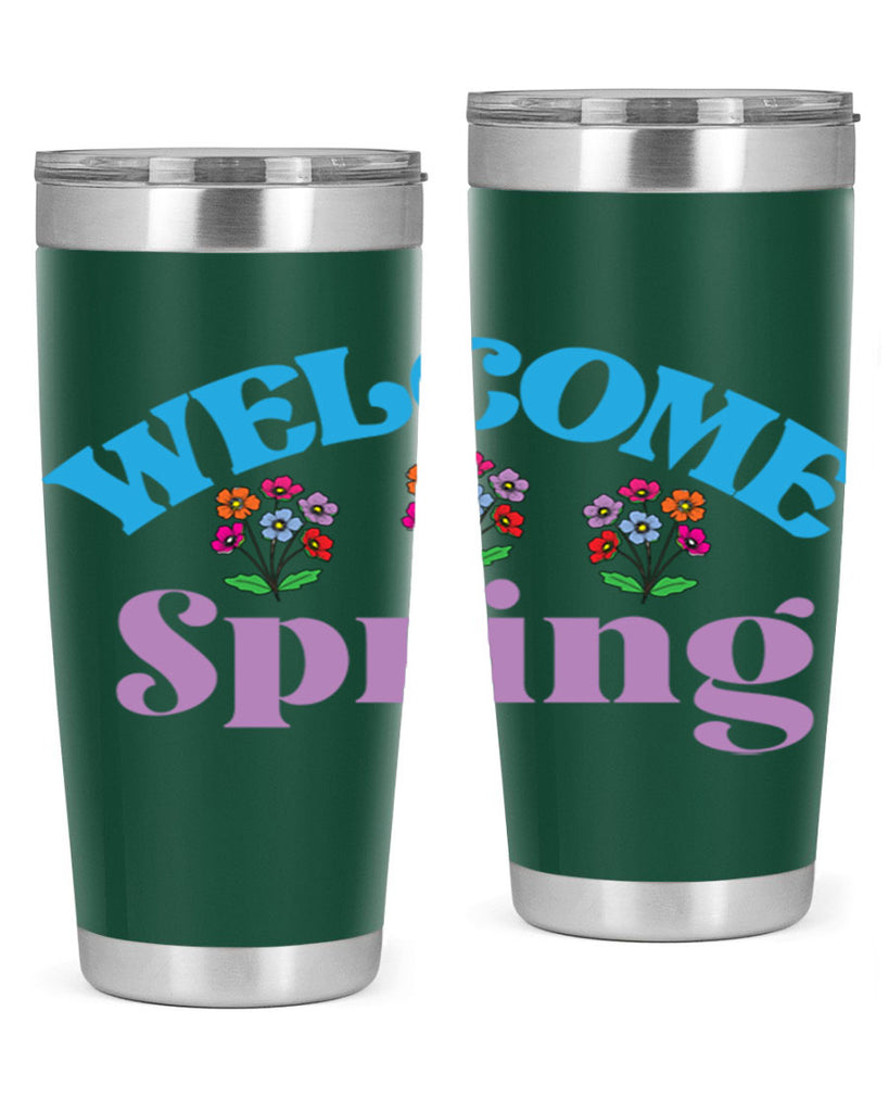 Welcome Spring  600#- spring- Tumbler