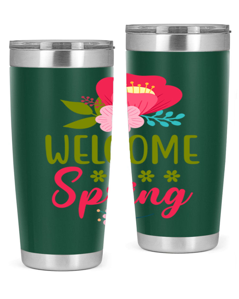 Welcome Spring 582#- spring- Tumbler