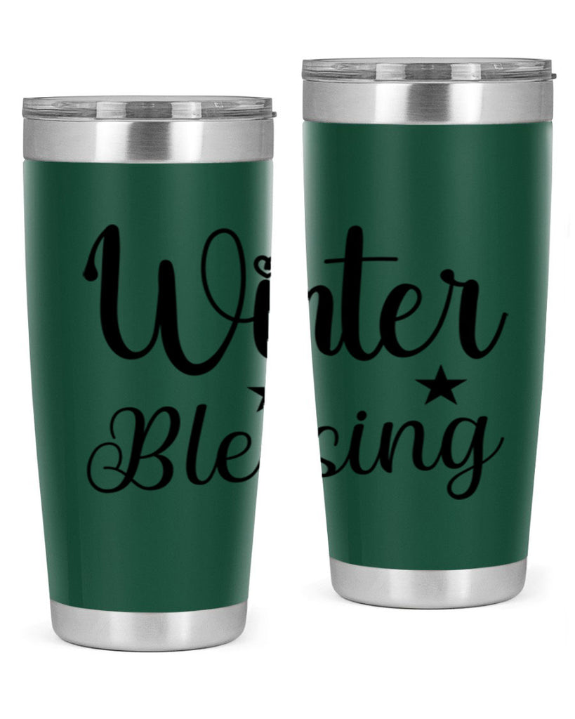 Winter Blessing 484#- winter- Tumbler