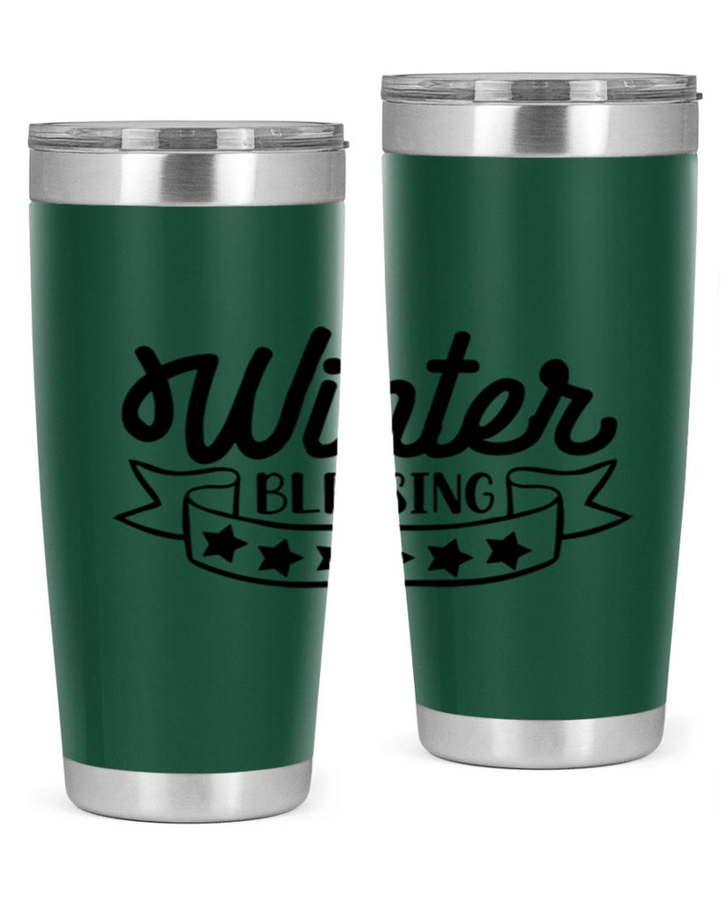 Winter Blessing 485#- winter- Tumbler
