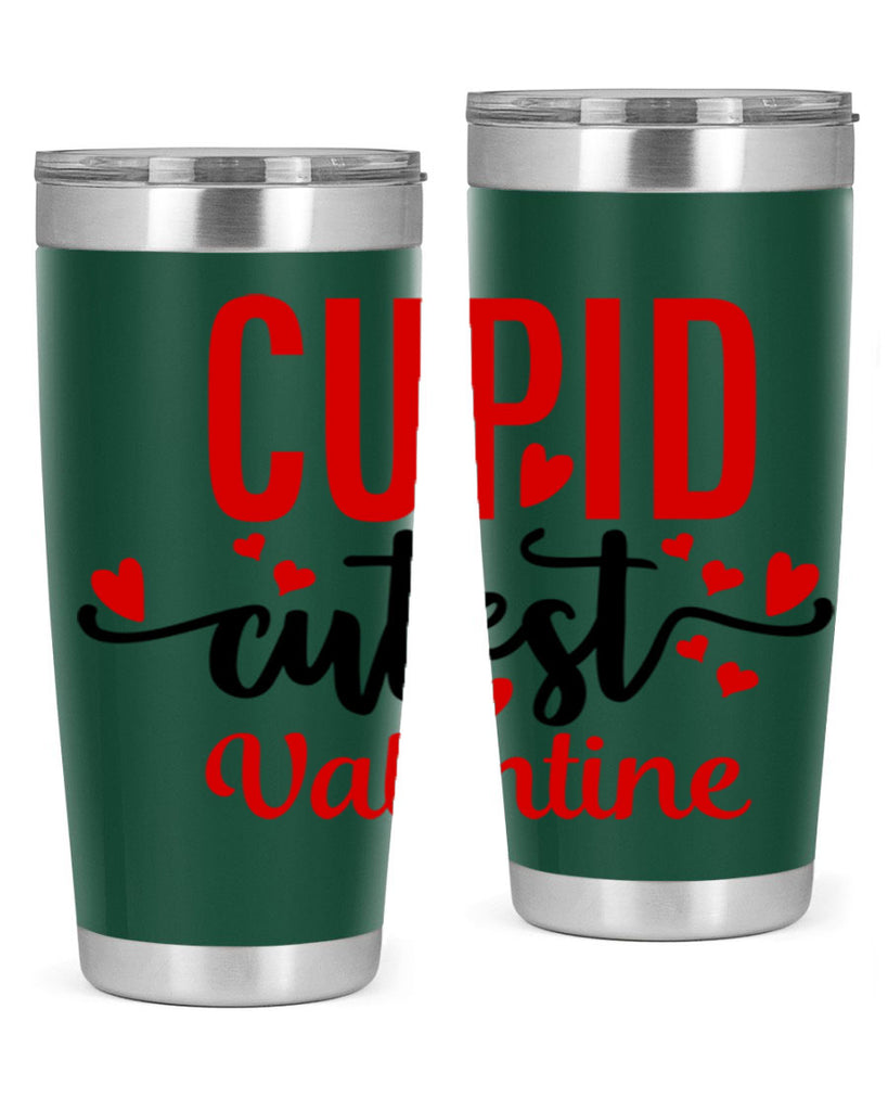 cupid cutest valentine 72#- valentines day- Tumbler