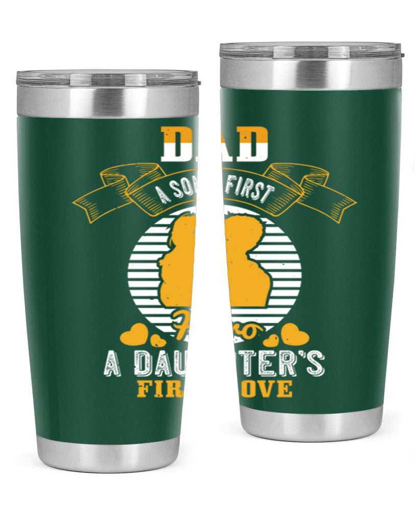dad a son’s first hero 245#- fathers day- Tumbler