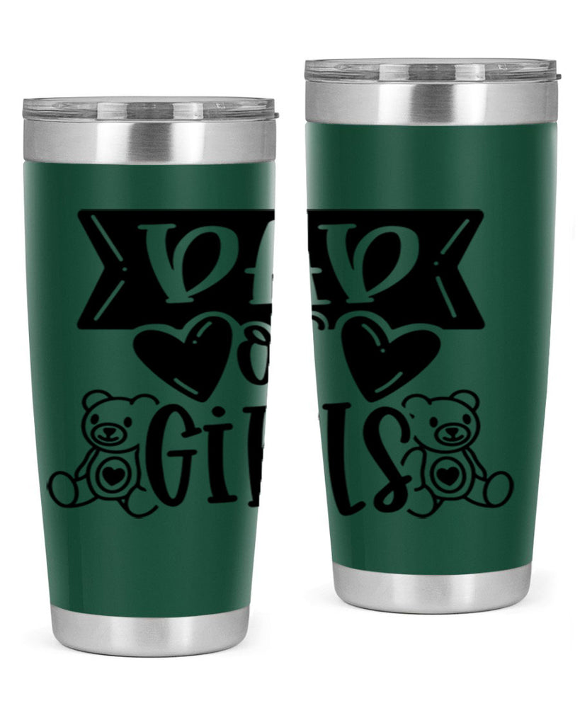 dad of girls 60#- fathers day- Tumbler