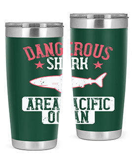 dangerous shark area pacific ocean Style 92#- shark  fish- Tumbler