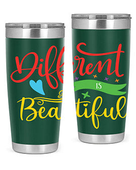 different is beautiful Style 11#- autism- Tumbler