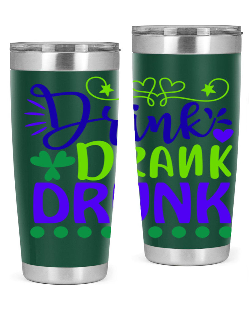 drink drank drunk 22#- mardi gras- Tumbler