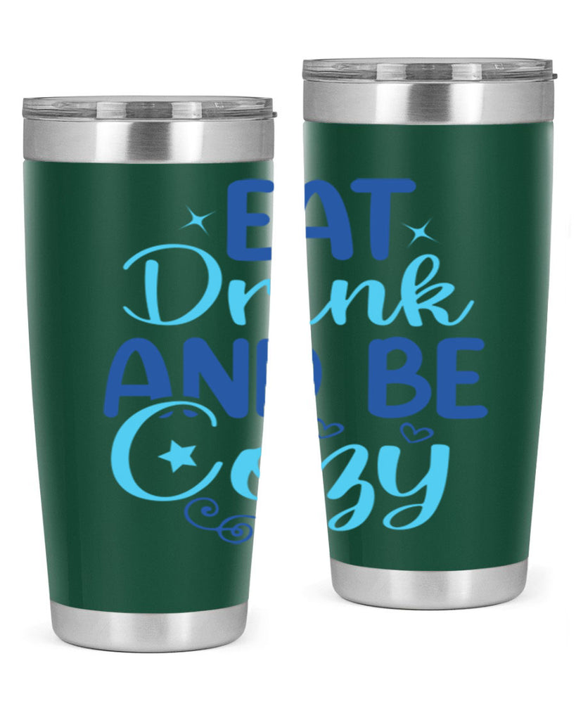 eat drink and be cozy 97#- winter- Tumbler