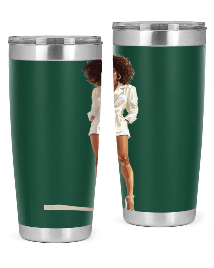 fashion girl in white 74#- fashion- Cotton Tank
